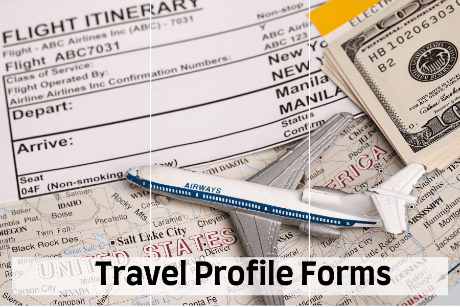 3 Must Have Travel Profile Forms The Elite Executive Assistants
